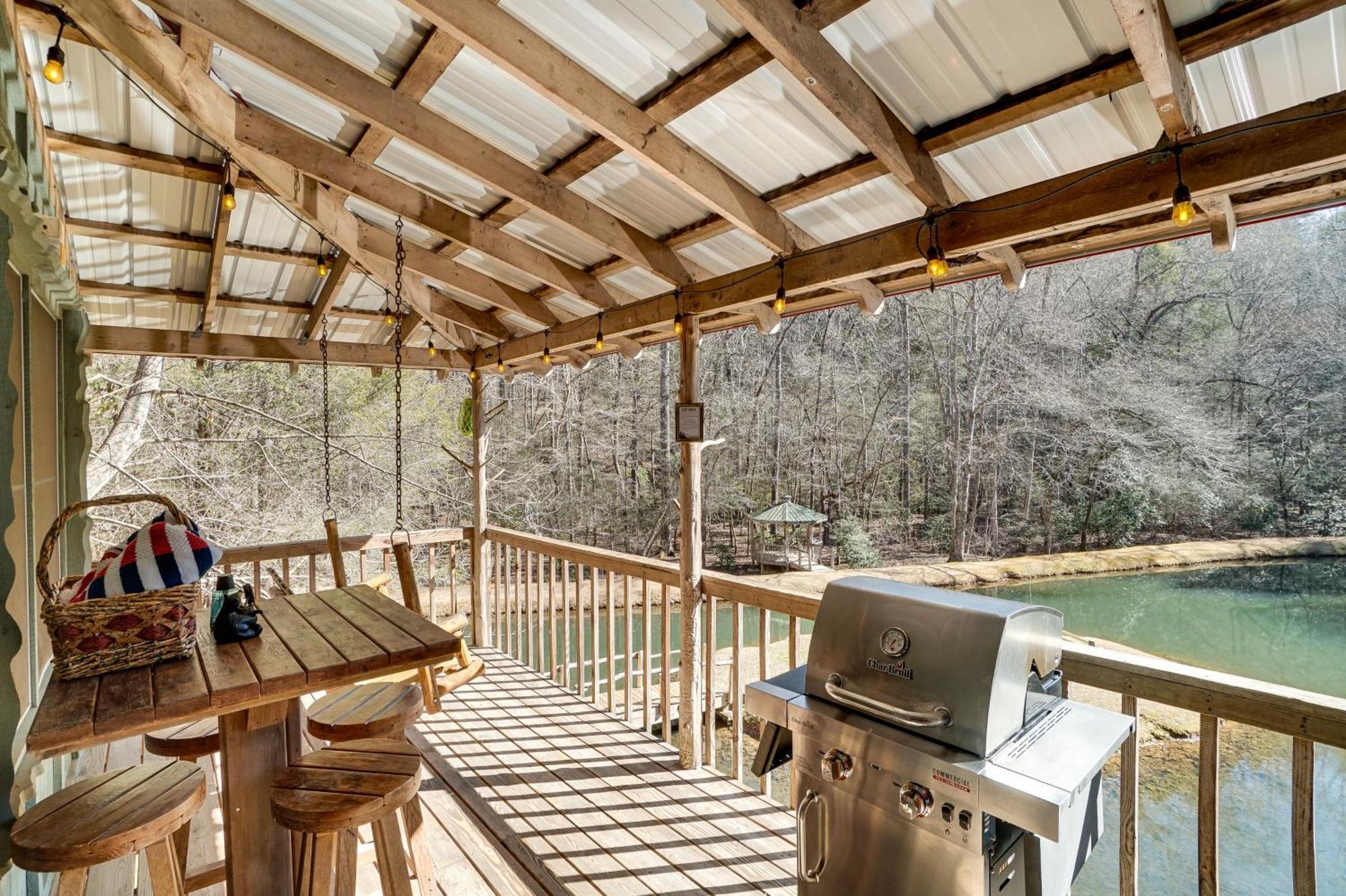 Secluded Family Retreat In Dahlonega With Hot Tub! Villa Exterior photo
