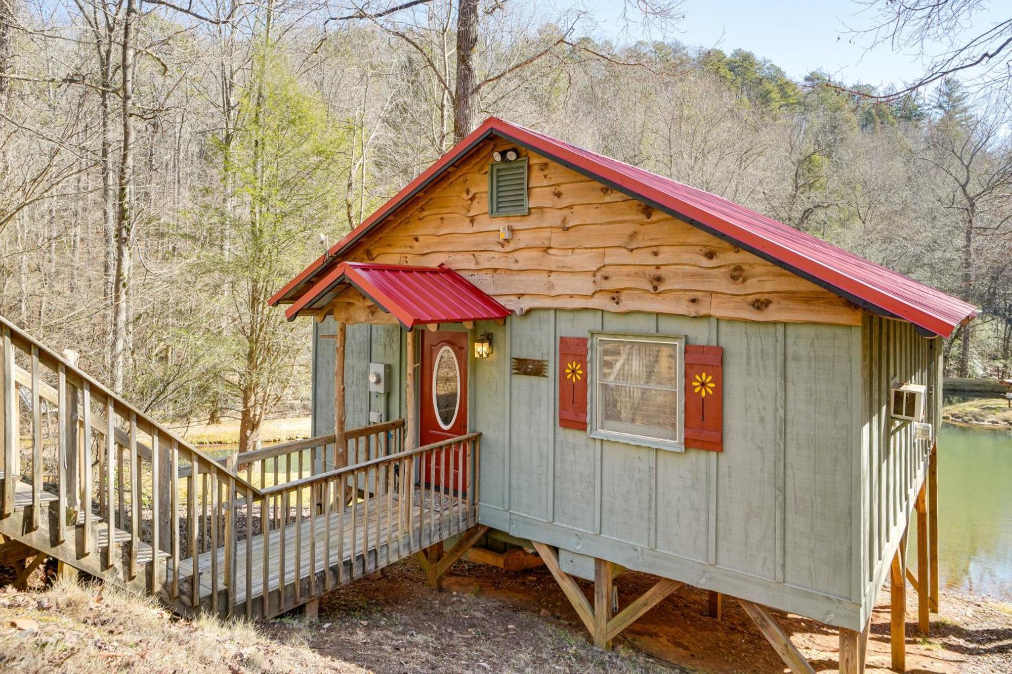 Secluded Family Retreat In Dahlonega With Hot Tub! Villa Exterior photo