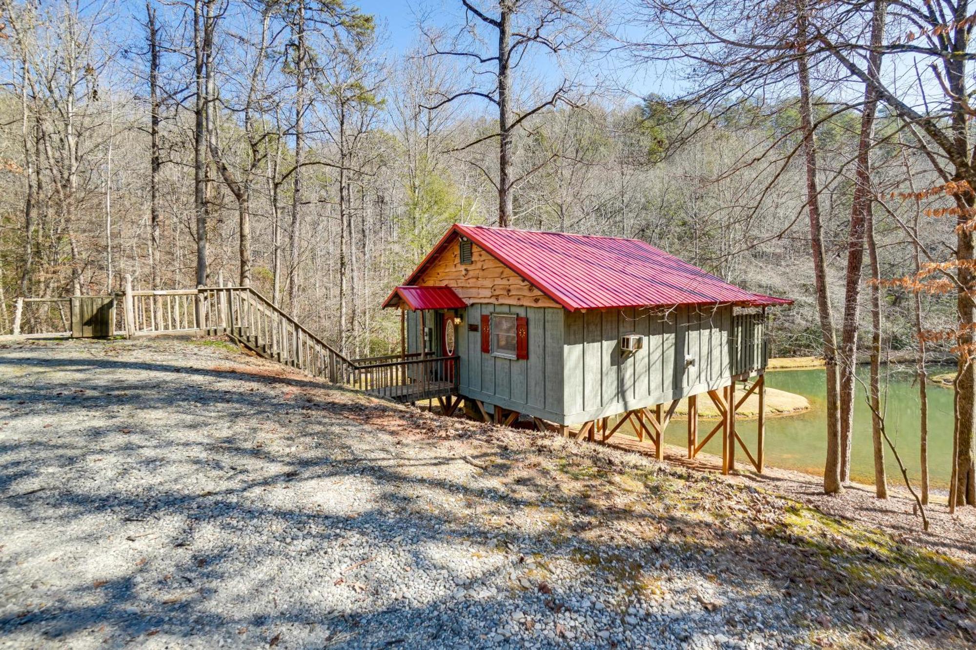 Secluded Family Retreat In Dahlonega With Hot Tub! Villa Exterior photo