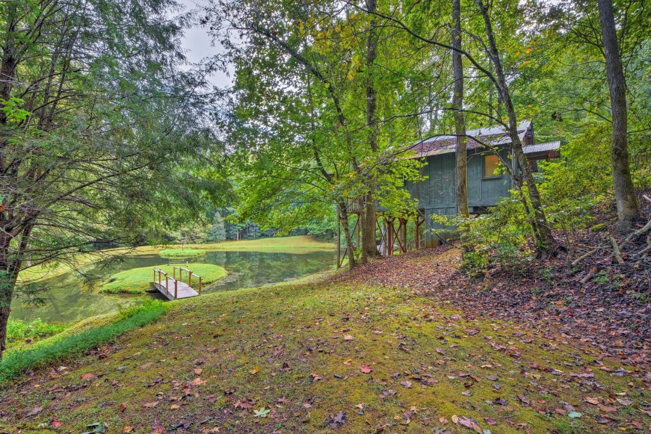 Secluded Family Retreat In Dahlonega With Hot Tub! Villa Exterior photo