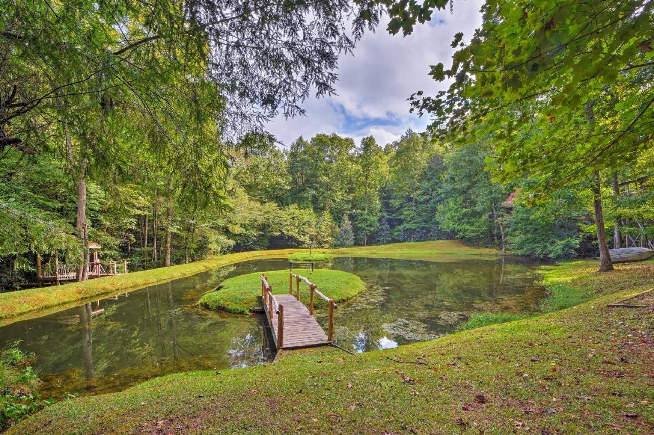 Secluded Family Retreat In Dahlonega With Hot Tub! Villa Exterior photo