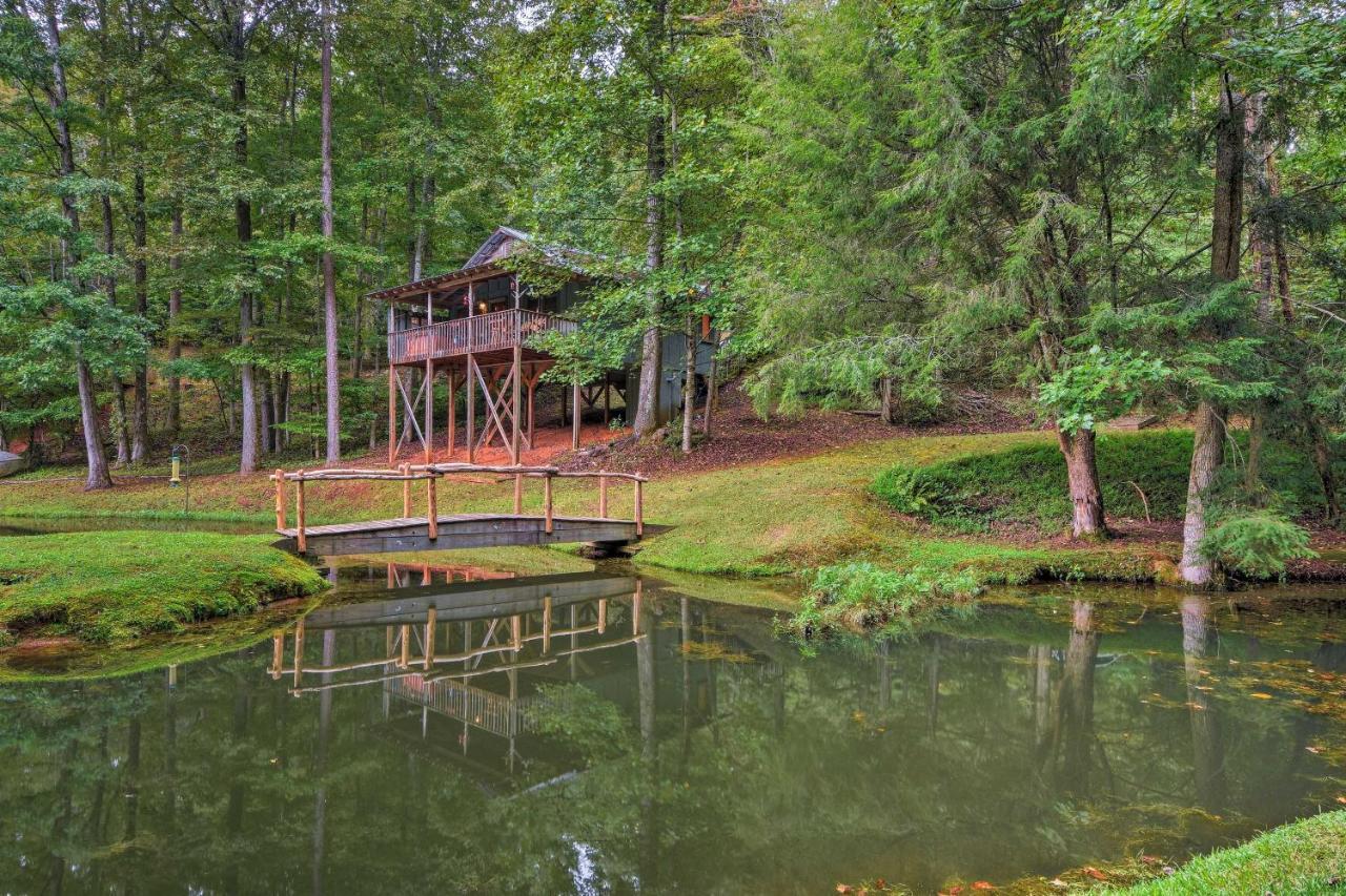Secluded Family Retreat In Dahlonega With Hot Tub! Villa Exterior photo